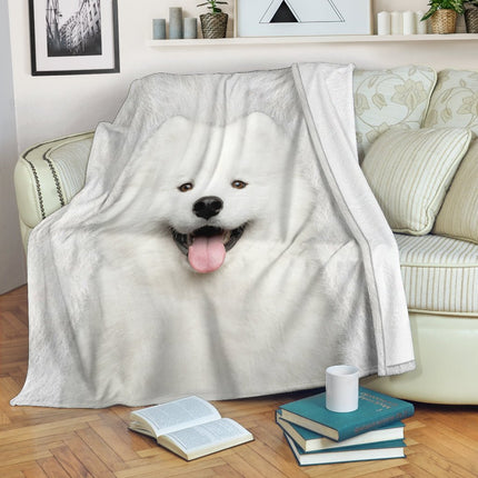 Samoyed - Blanket - 1244 - Carbone's Marketplace