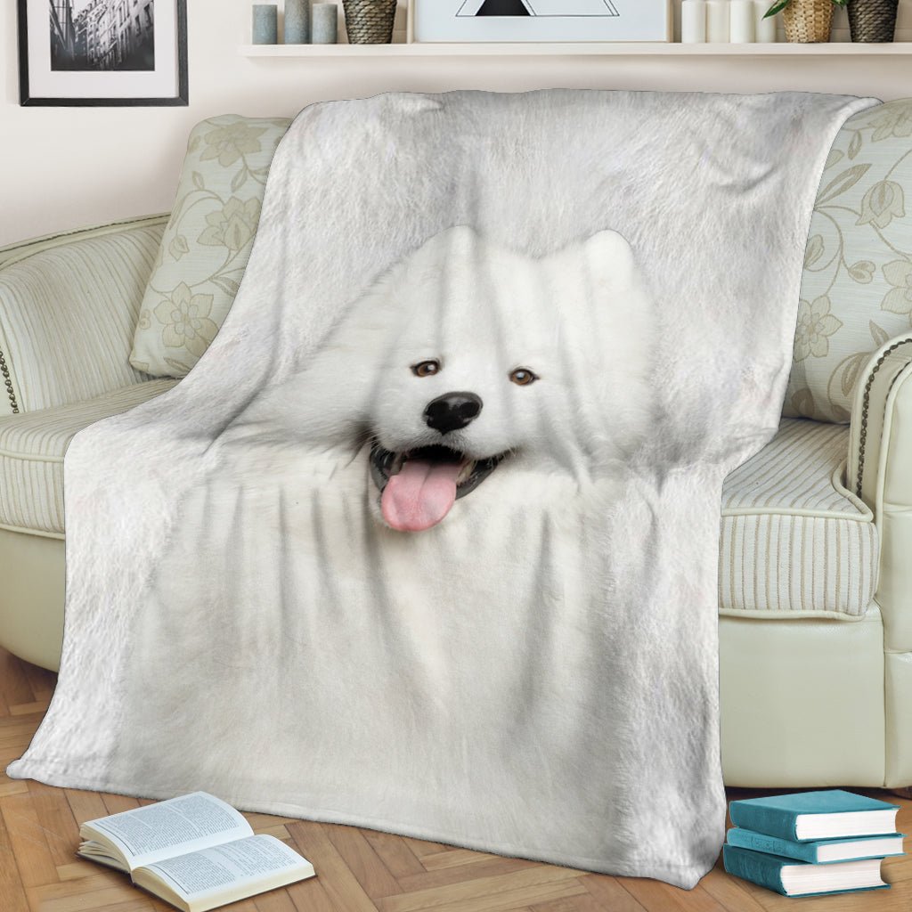 Samoyed - Blanket - 1244 - Carbone's Marketplace