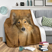 Scotch Collie Face Hair Blanket - Carbone's Marketplace