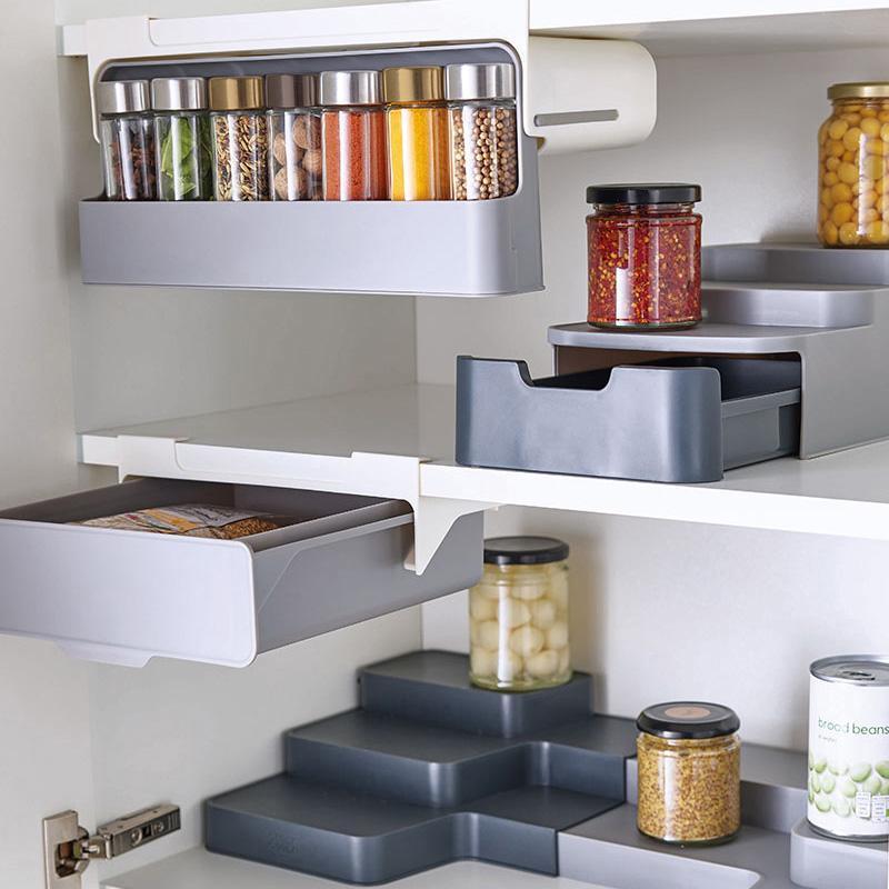 Self-Adhesive Kitchen Spice Organizer - Carbone&