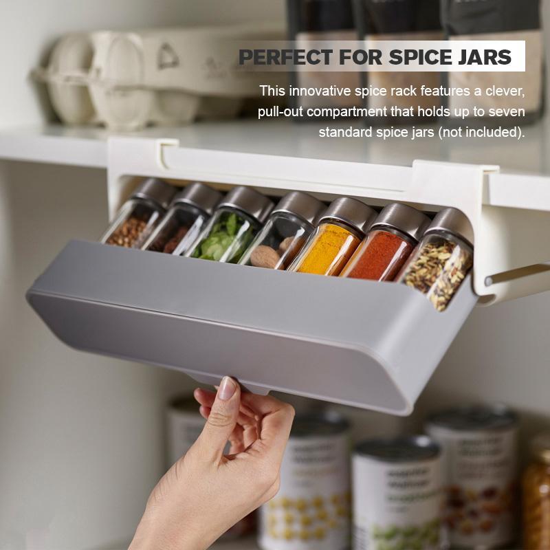 Self-Adhesive Kitchen Spice Organizer - Carbone&